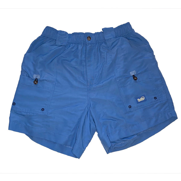 Fishing Shorts- Cobalt Blue – Coosa Cotton