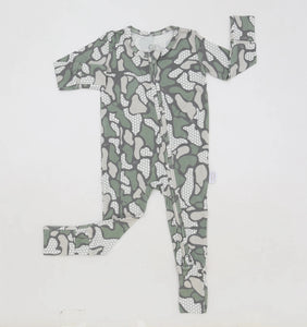 Double Zipper Romper - RVR Cam™️ Offshore