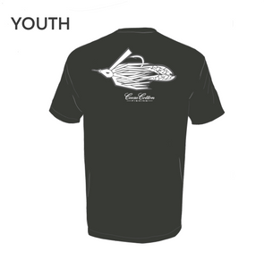 YOUTH Short Sleeve Pocket Tee | Tech Jig | Charcoal