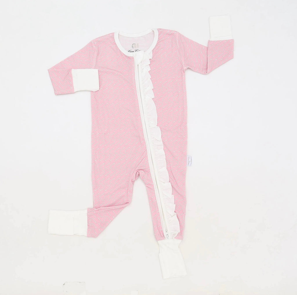 Double Zipper Romper - Pink Flipping Hooks