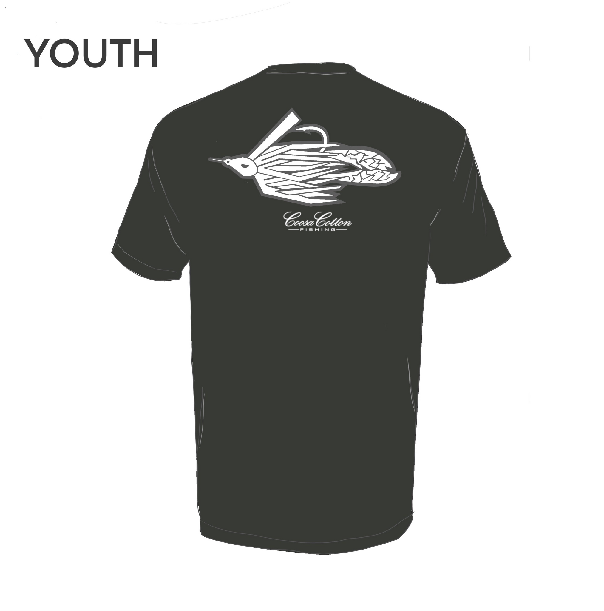 YOUTH Short Sleeve Pocket Tee | Tech Jig | Charcoal
