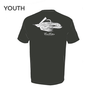 YOUTH Short Sleeve Pocket Tee | Tech Jig | Charcoal