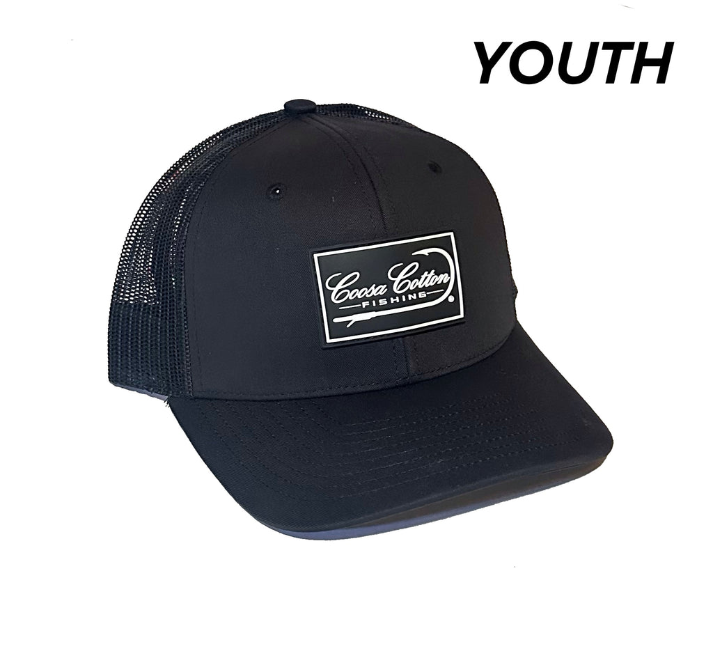 YOUTH Trucker Hat |  Solid Black