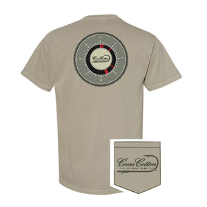 Short Sleeve Pocket Tee | Flasher Patch | Sandstone – Coosa Cotton