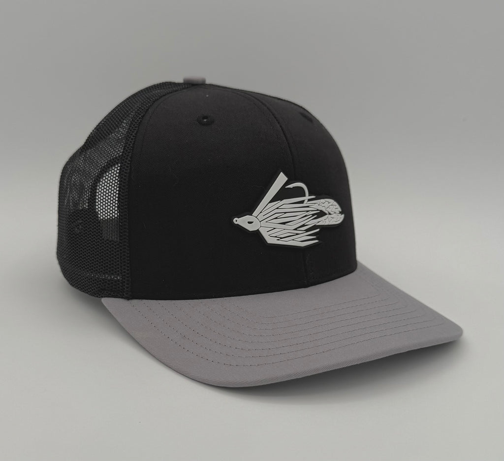 Jig Patch Trucker Hat | 2 Tone Grey / Black