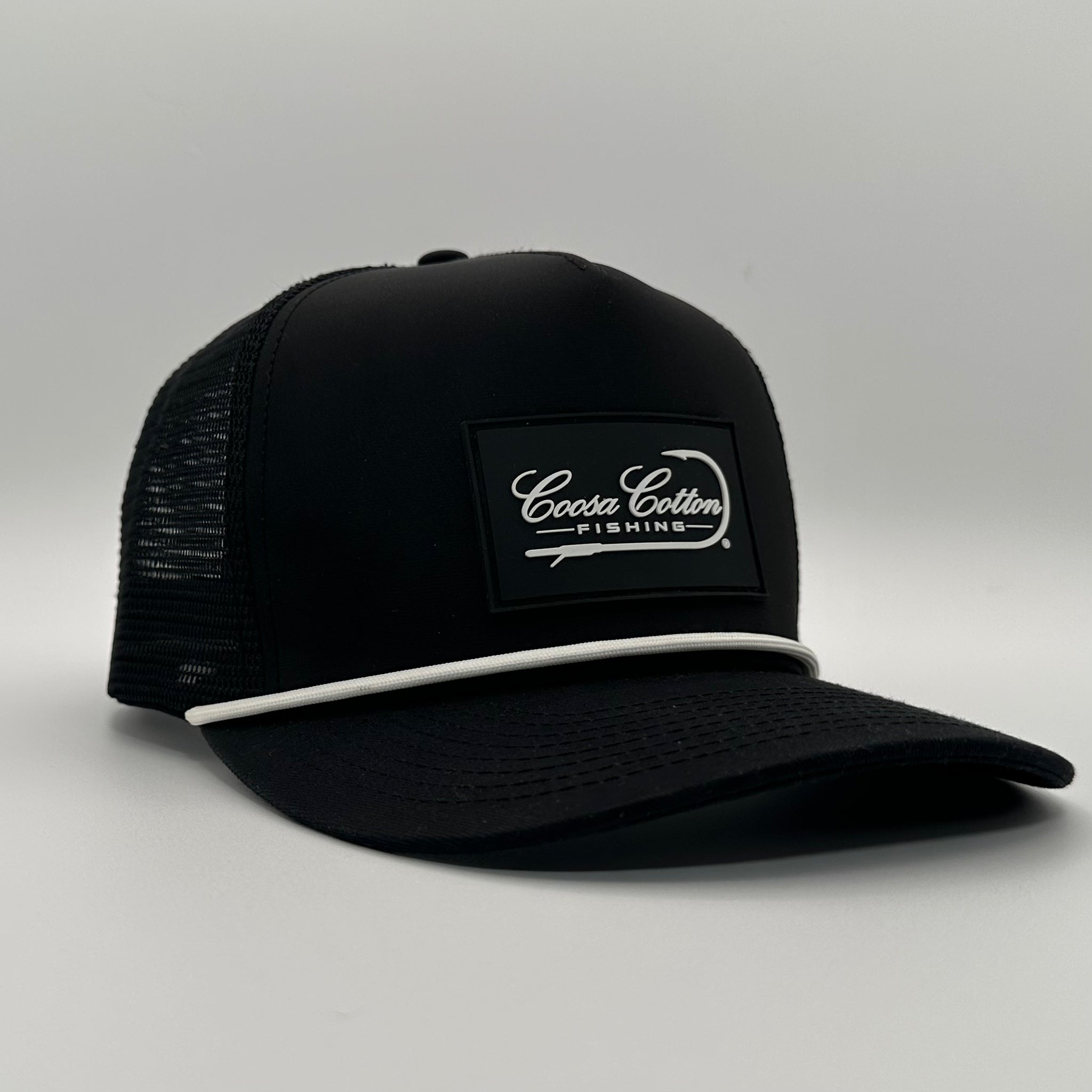 Trucker hat top with rope