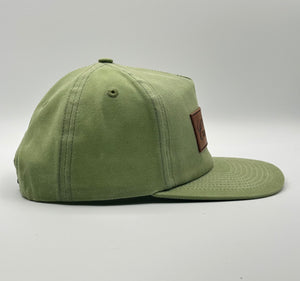 Waxed Cotton 5 Panel - Loden