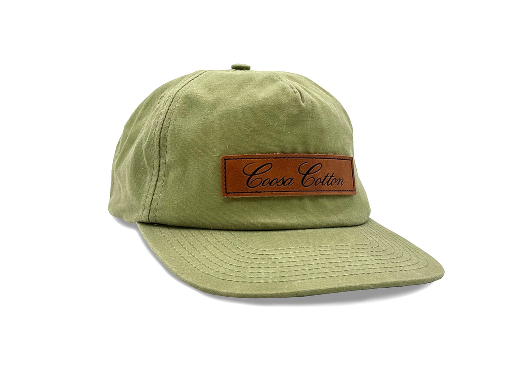 Waxed Cotton 5 Panel - Loden