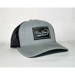 Trucker Hat Heather Grey/ Black - Rubber Patch
