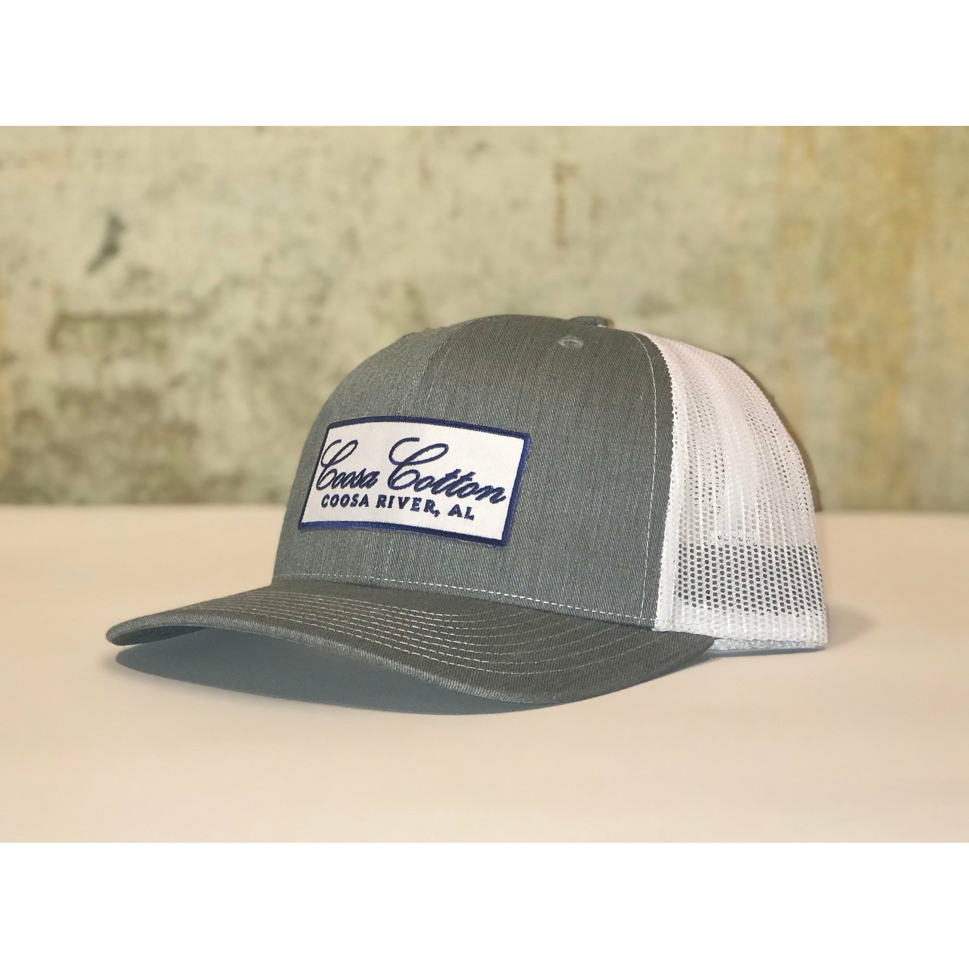 Trucker Hat - Original - Heather Grey and White – Coosa Cotton