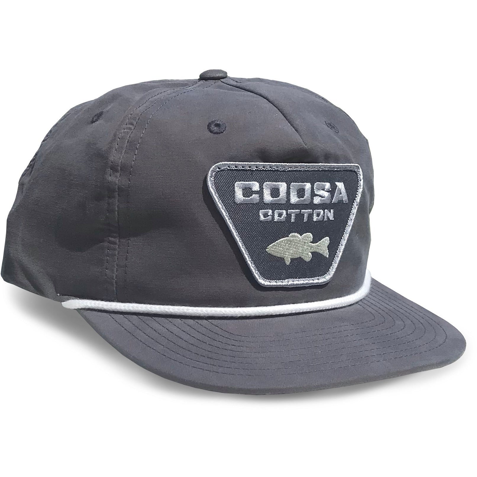 The Skiff” Rope Hat- Charcoal – Coosa Cotton