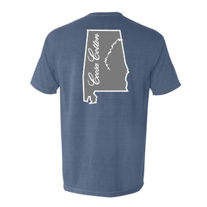Short Sleeve “Coosa State” - Blue Jean